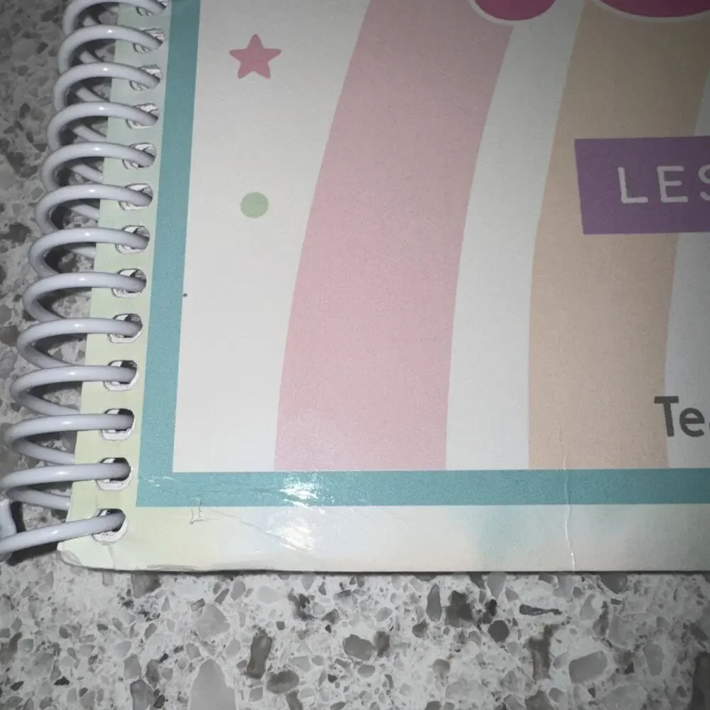 Pastel Pop Lesson Planner 8.5 inches X 11 inches